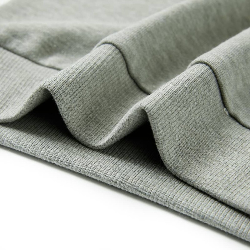 Világos keki melange gyerekpulóver 104