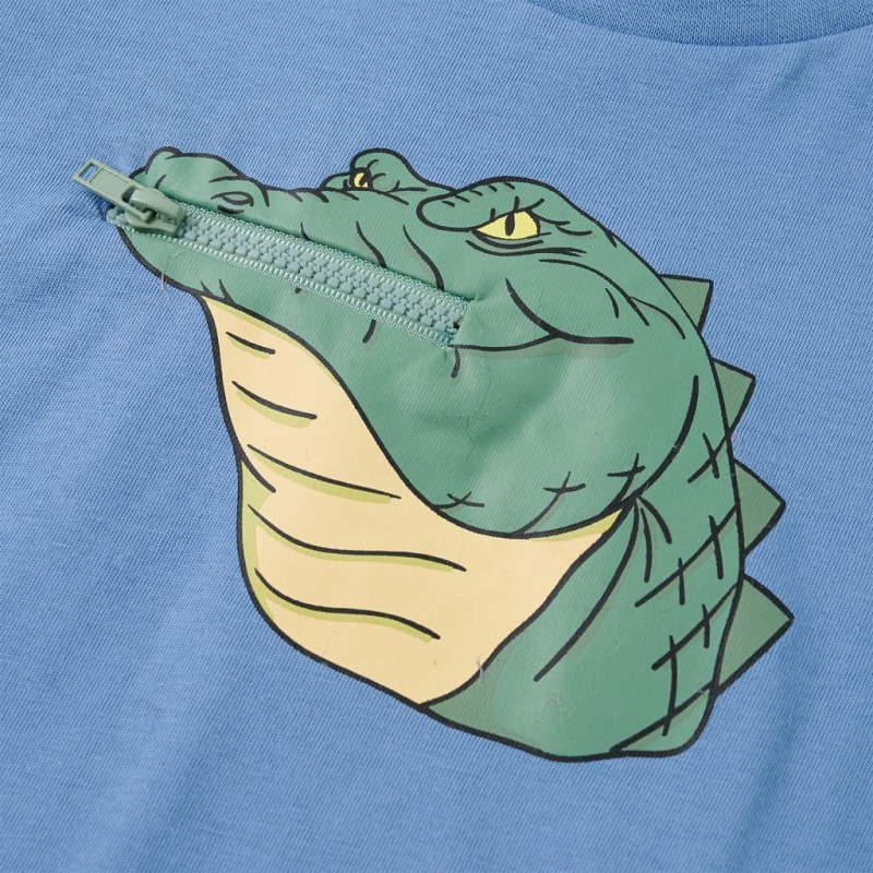 Középkék gyerekpóló 140