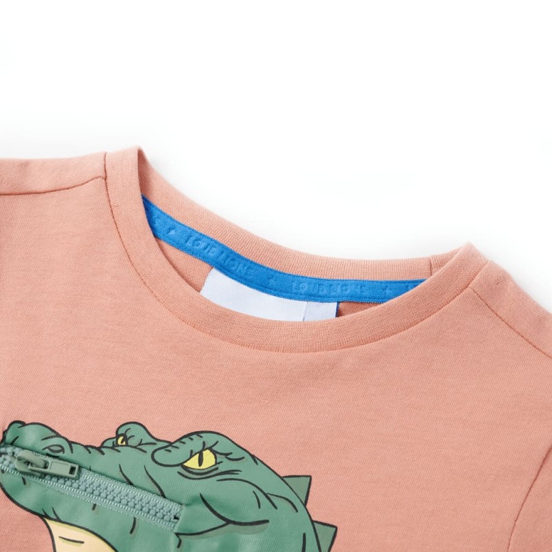 Halvány narancssárga gyerekpóló 92