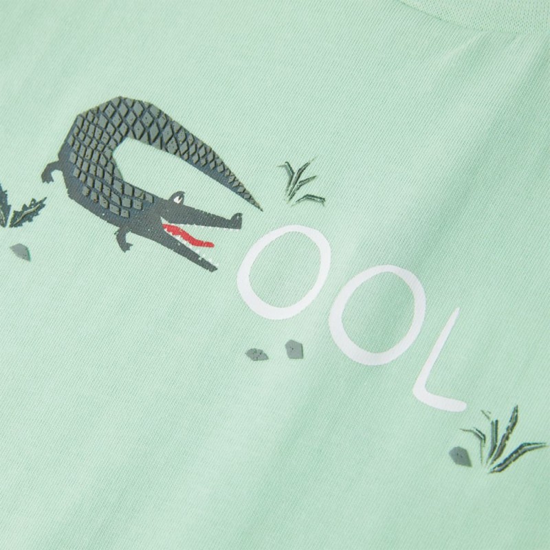 Világoszöld rövid ujjú gyerekpóló 92