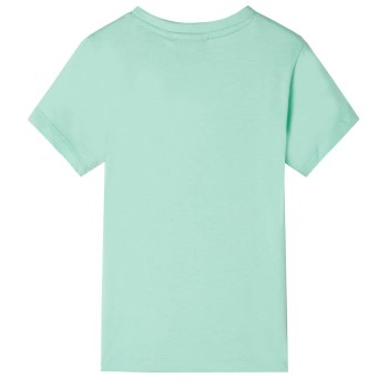 Világoszöld rövid ujjú gyerekpóló 128