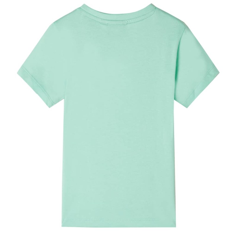 Világoszöld rövid ujjú gyerekpóló 128