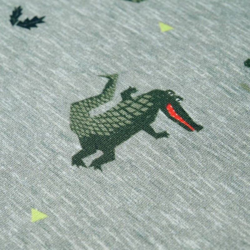 Világos khaki melange gyerek pulóver 92