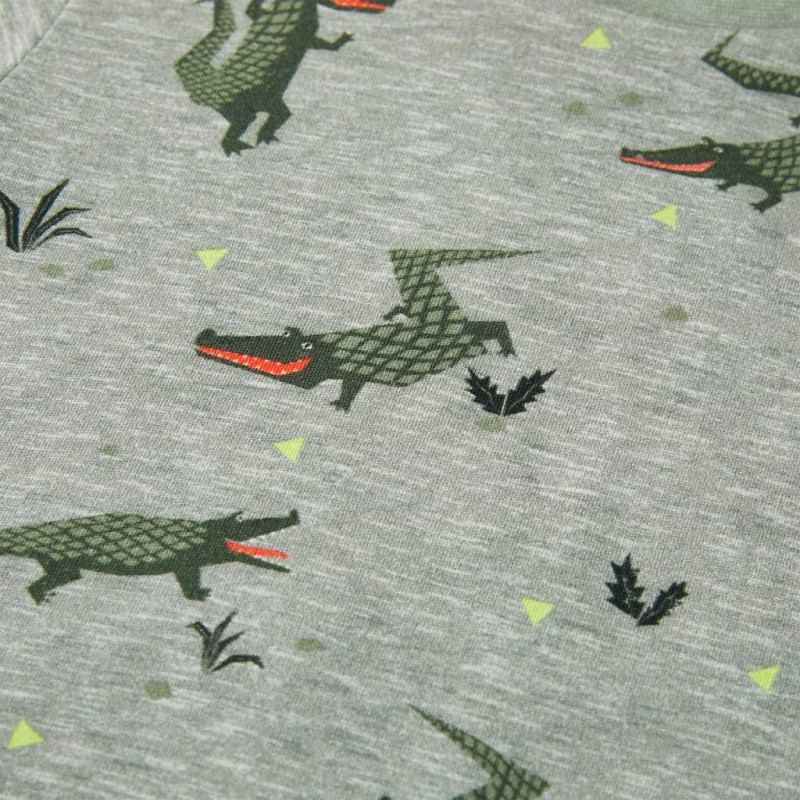 Világos keki melange gyerekpóló 104