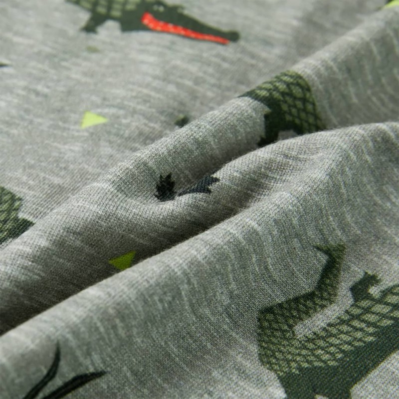 Világos keki melange gyerekpóló 128