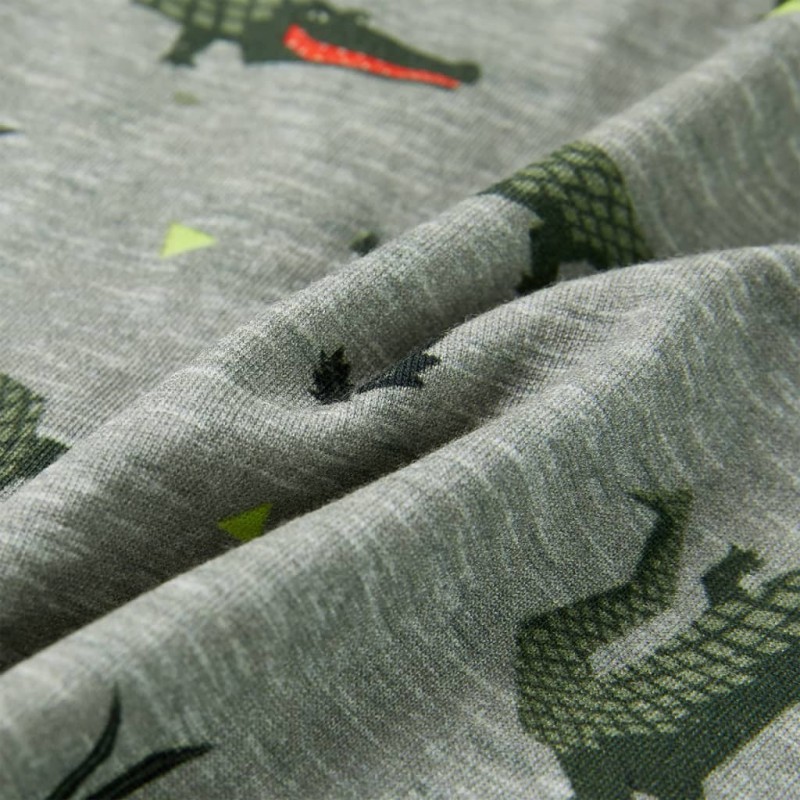 Világos keki melange gyerekpóló 140