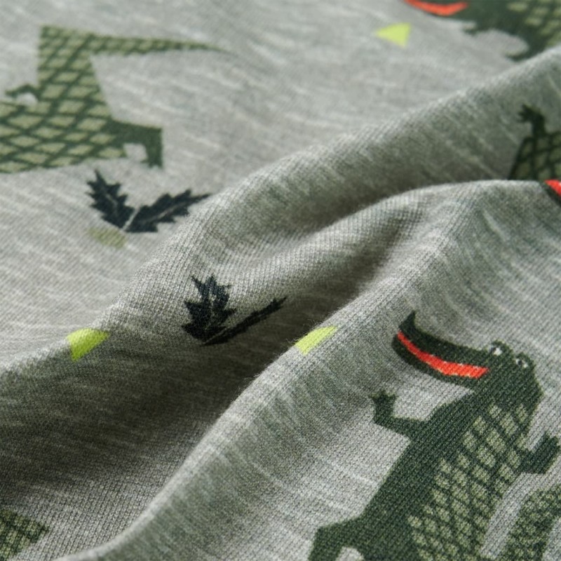 Világos khaki melange gyerek ing 104