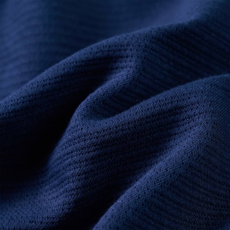 Tengerészkék gyerekpulóver cipzárral 116