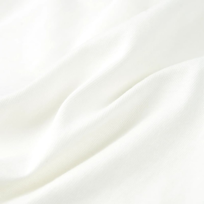 Ekrü színű rövid ujjú gyerekpóló 116