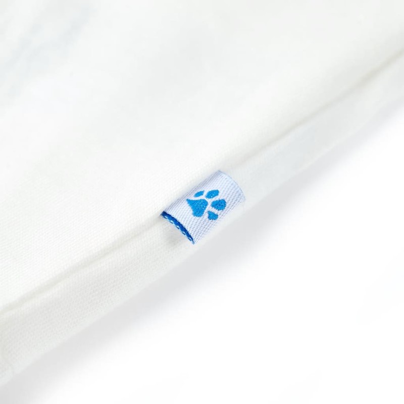 Ekrü színű rövid ujjú gyerekpóló 128