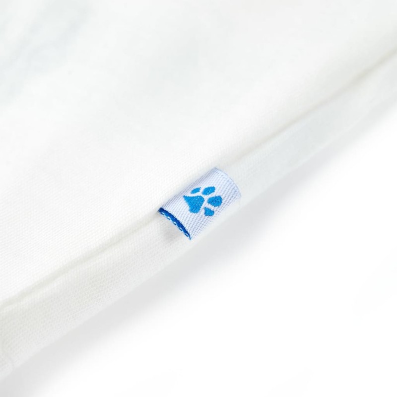 Ekrü színű rövid ujjú gyerekpóló 140