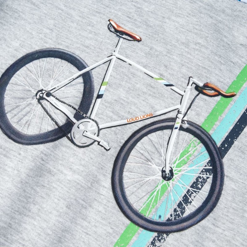 Gri rövid ujjú gyerekpóló 104