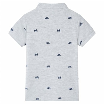 Szürke melange gyerek pólóing 92