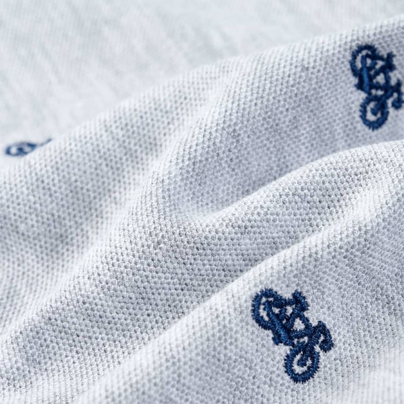 Szürke melange gyerekpólóing 104