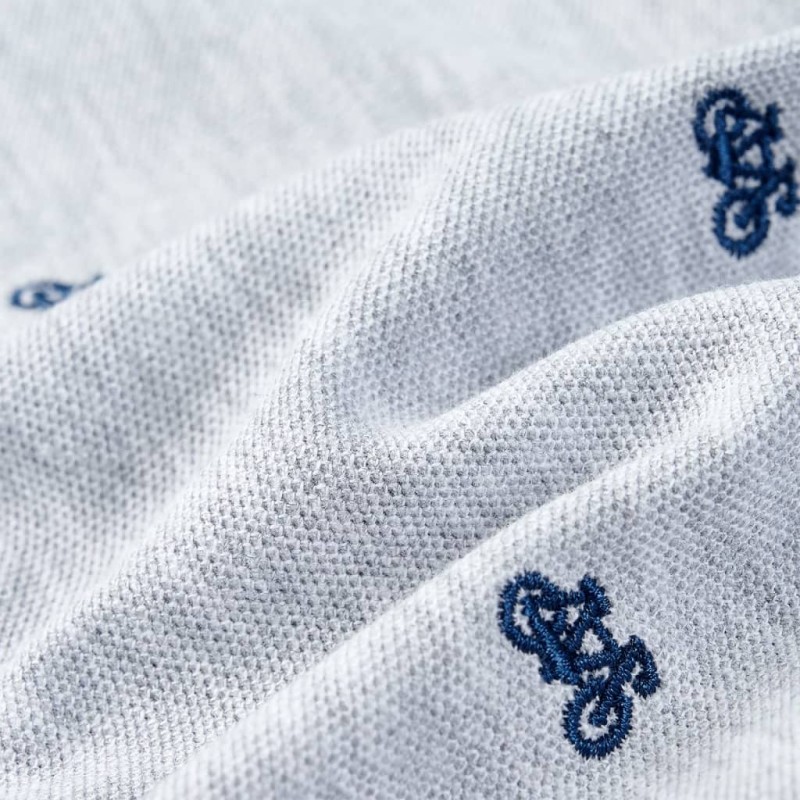 Szürke melange gyerekpólóing 128