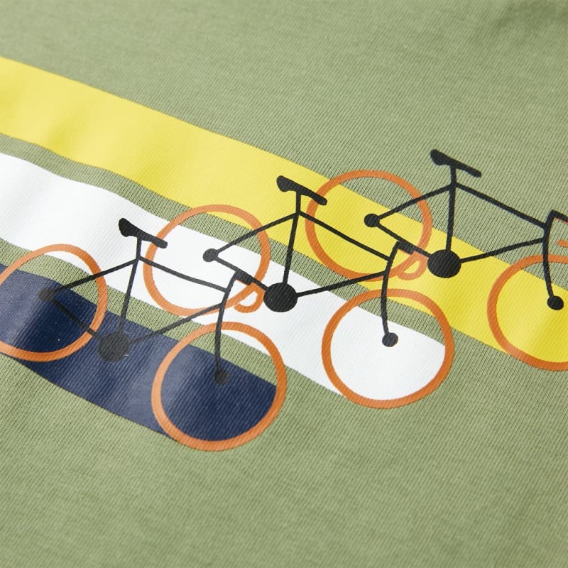 Világos keki rövid ujjú gyerekpóló 128