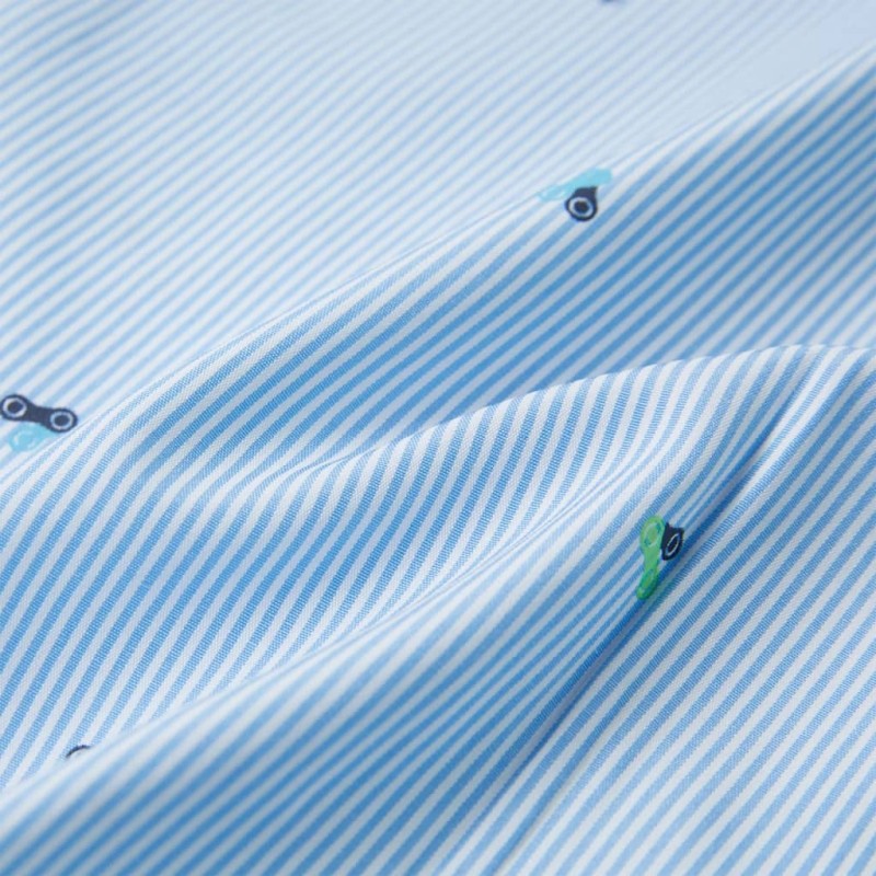 Világoskék gyerekpólóing 140