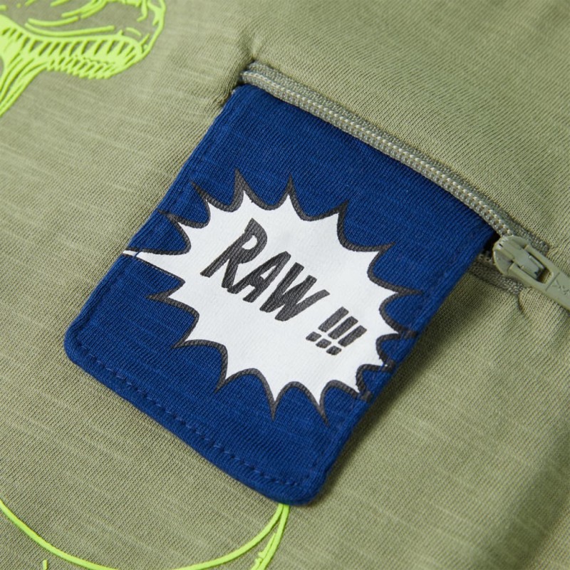 Világos keki rövid ujjú gyerekpóló 104