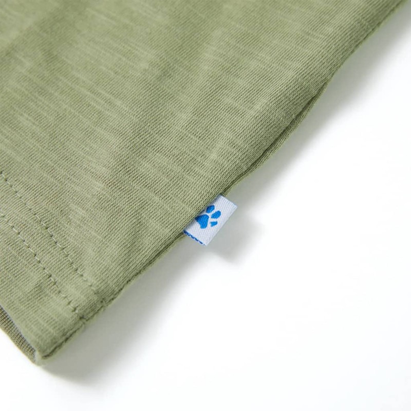 Világos keki rövid ujjú gyerekpóló 116