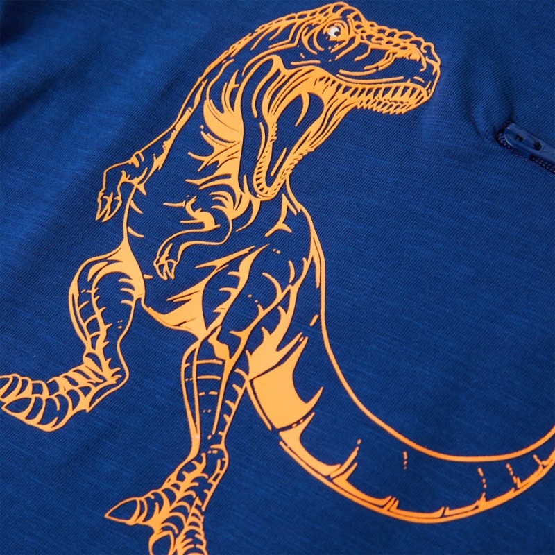 Sötétkék rövid ujjú gyerekpóló 92