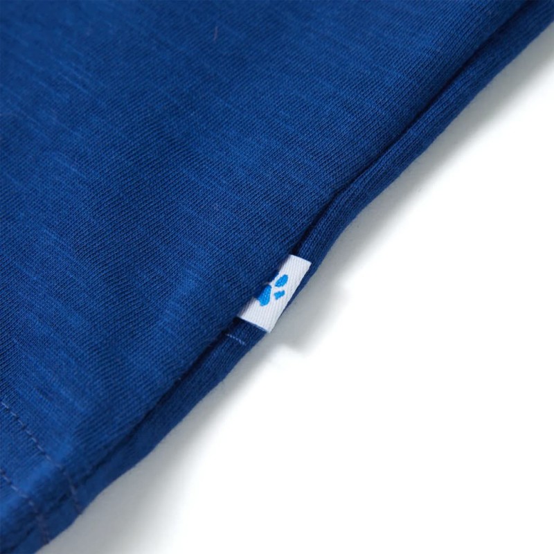 Sötétkék rövid ujjú gyerekpóló 92