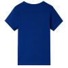 Sötétkék rövid ujjú gyerekpóló 116