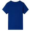 Sötétkék rövid ujjú gyerekpóló 128