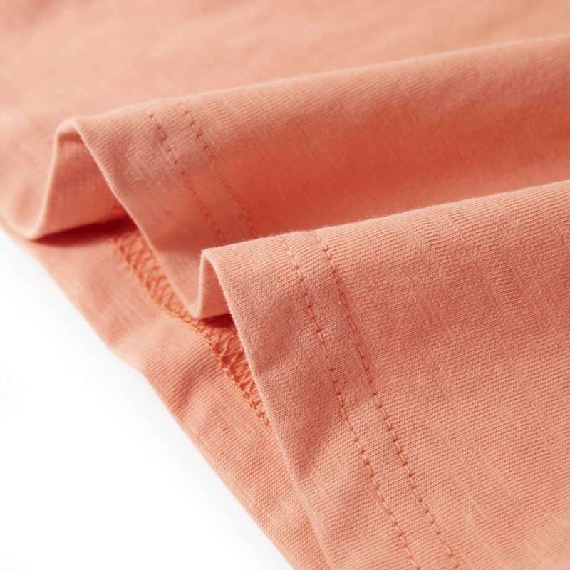 Világos narancssárga rövid ujjú gyerekpóló 92