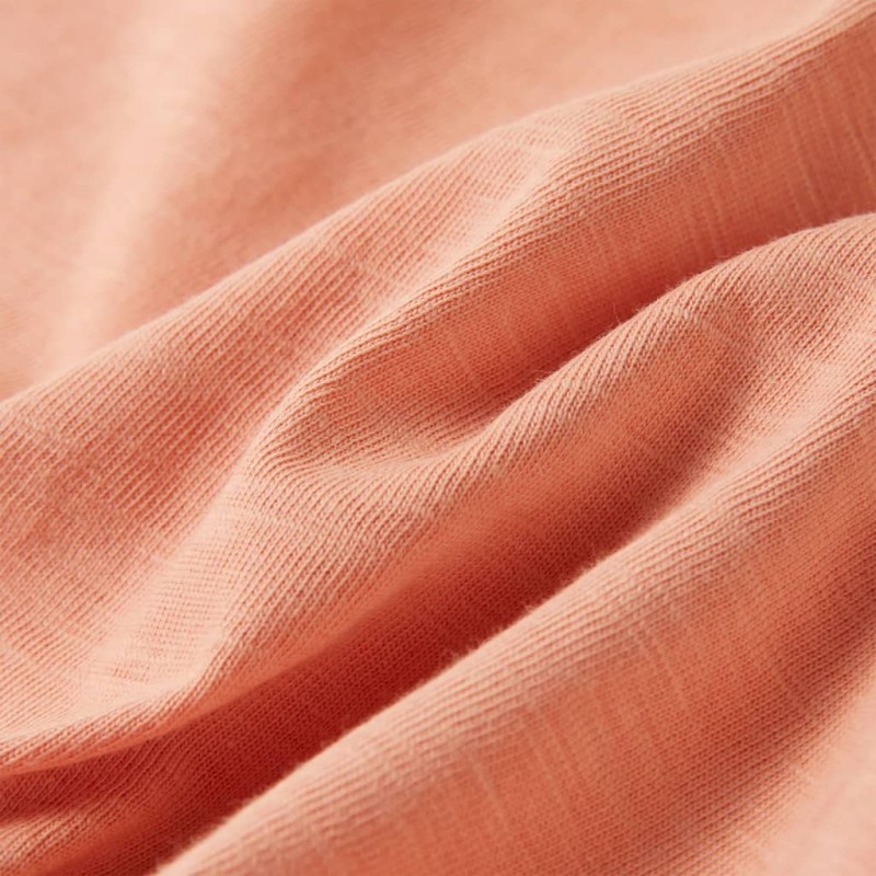 Világos narancssárga rövid ujjú gyerekpóló 140