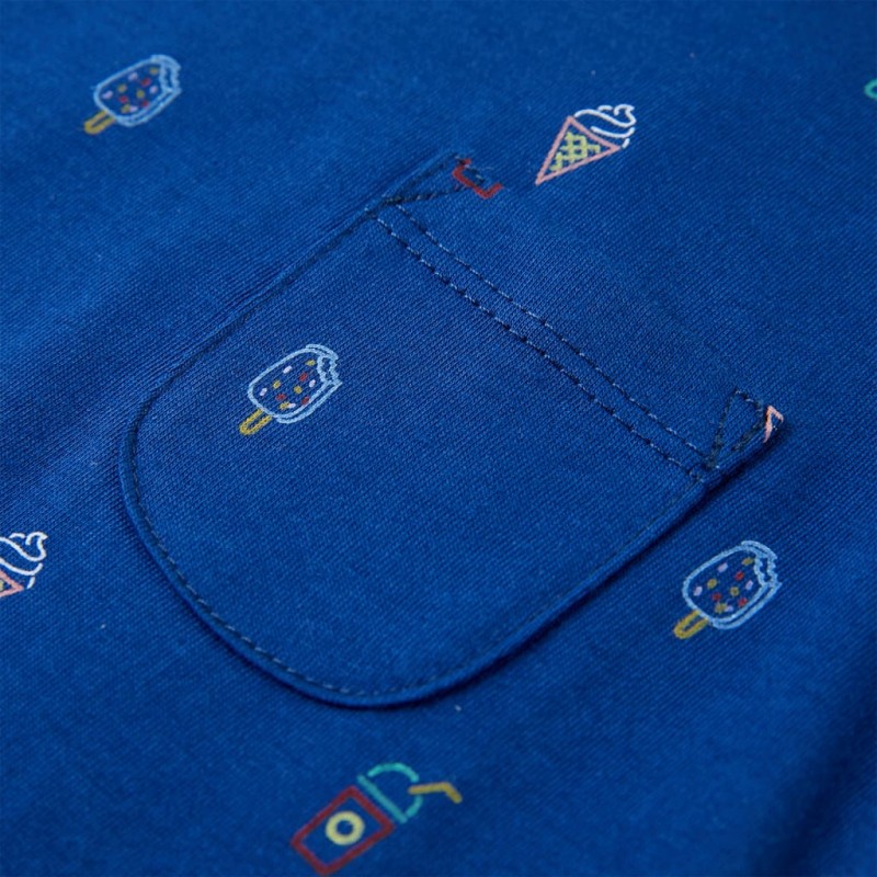 Sötétkék gyerek felső 116