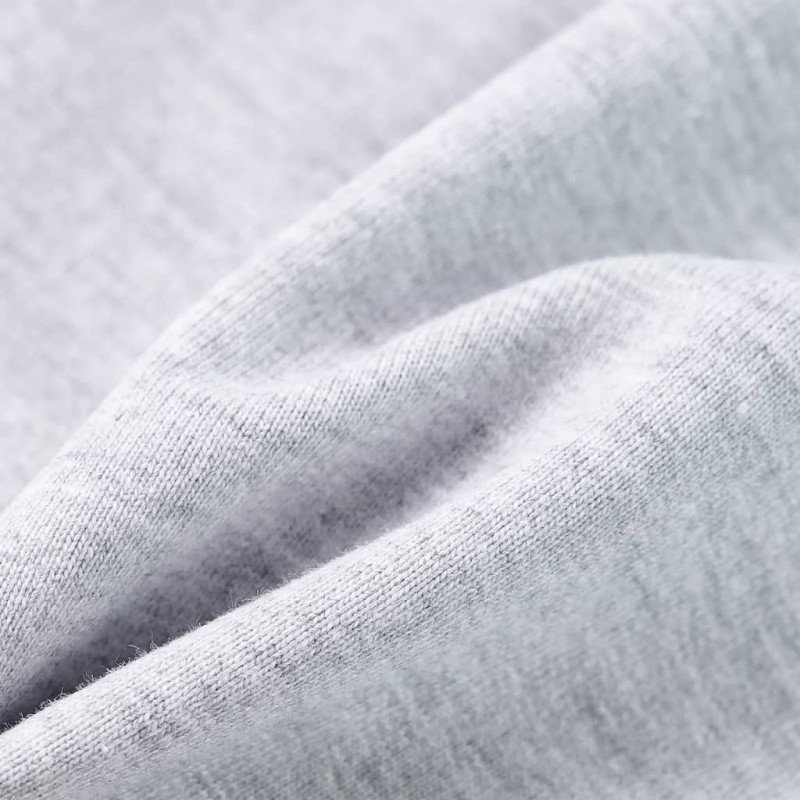 Szürke kapucnis gyerekpulóver cipzárral 140