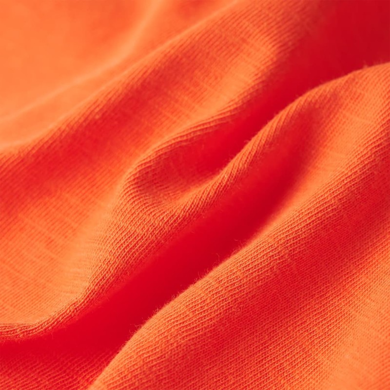 Sötét narancssárga gyerekpóló 140