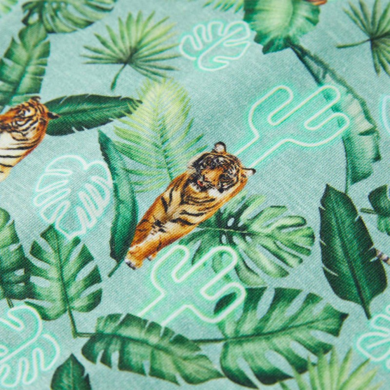 Világoszöld melange gyerekpóló 116