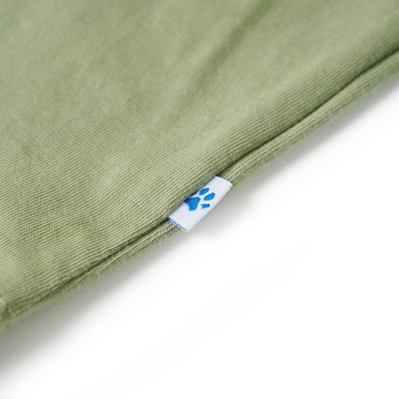 Világos khaki gyerekpóló 140