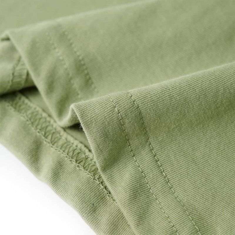 Világos khaki gyerekpóló 140