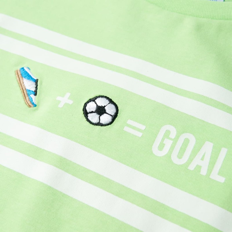 Neon zöld gyerekpóló 116