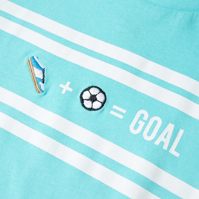 Aqua színű gyerekpóló 104