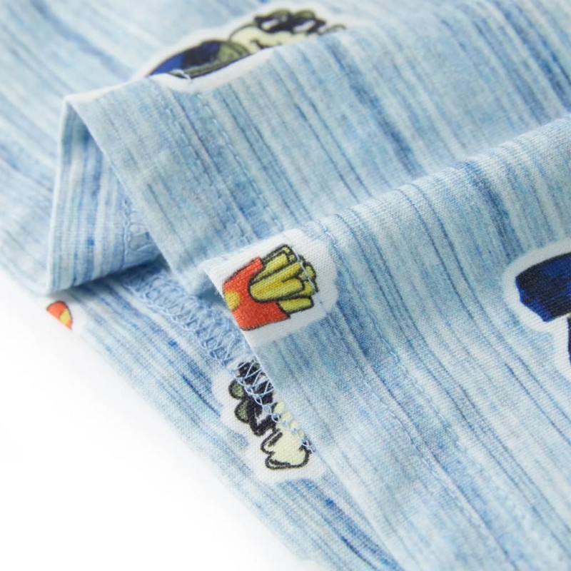 Vegyes kék gyerekpóló 116