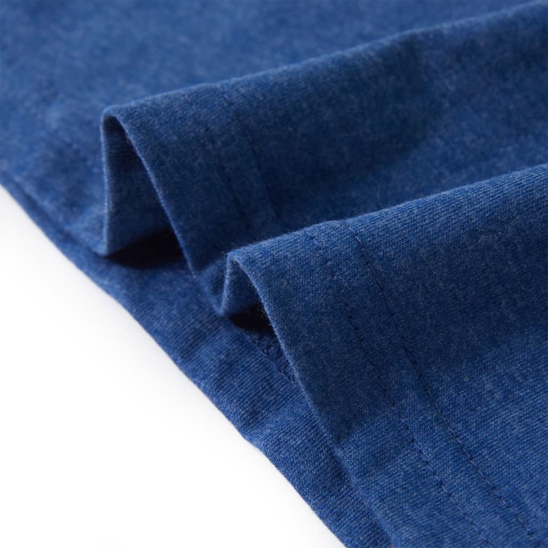 Sötétkék melange gyerek felső 92