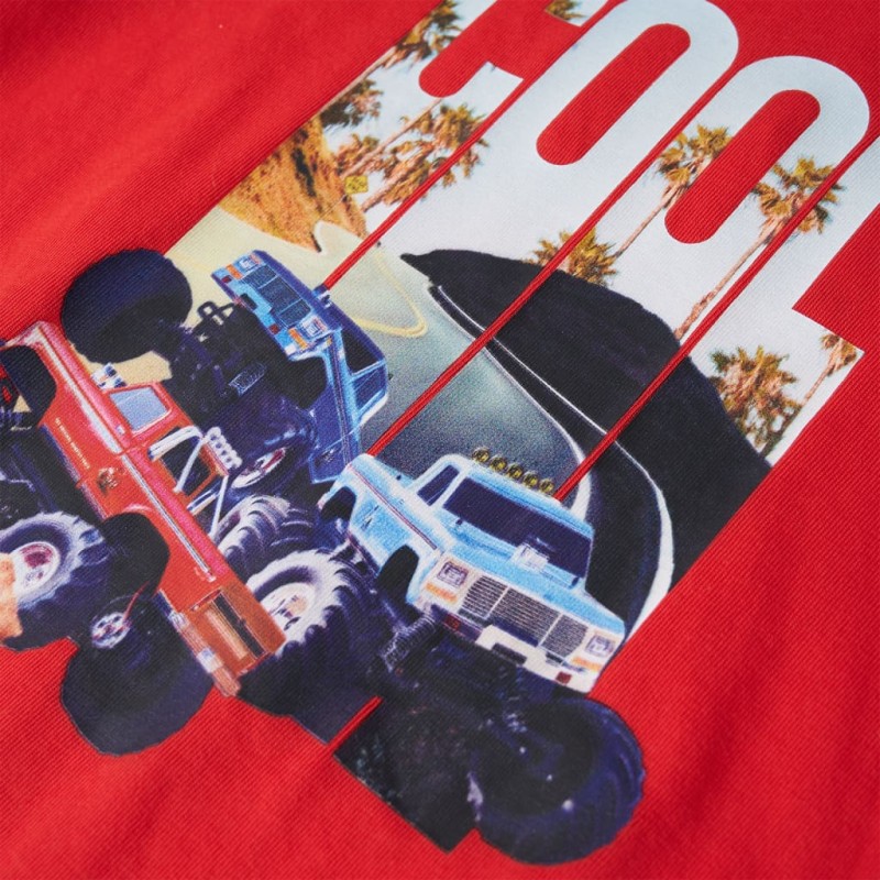 Piros gyerekpóló 140