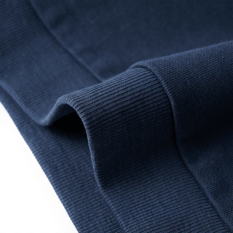 Tengerészkék melange gyerekpulóver 128