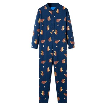 Farmerkék gyerek kezeslábas 140