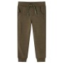 Khaki melange gyerek melegítőnadrág 140