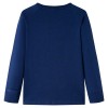 Tengerészkék hosszú ujjú gyerekpóló 104