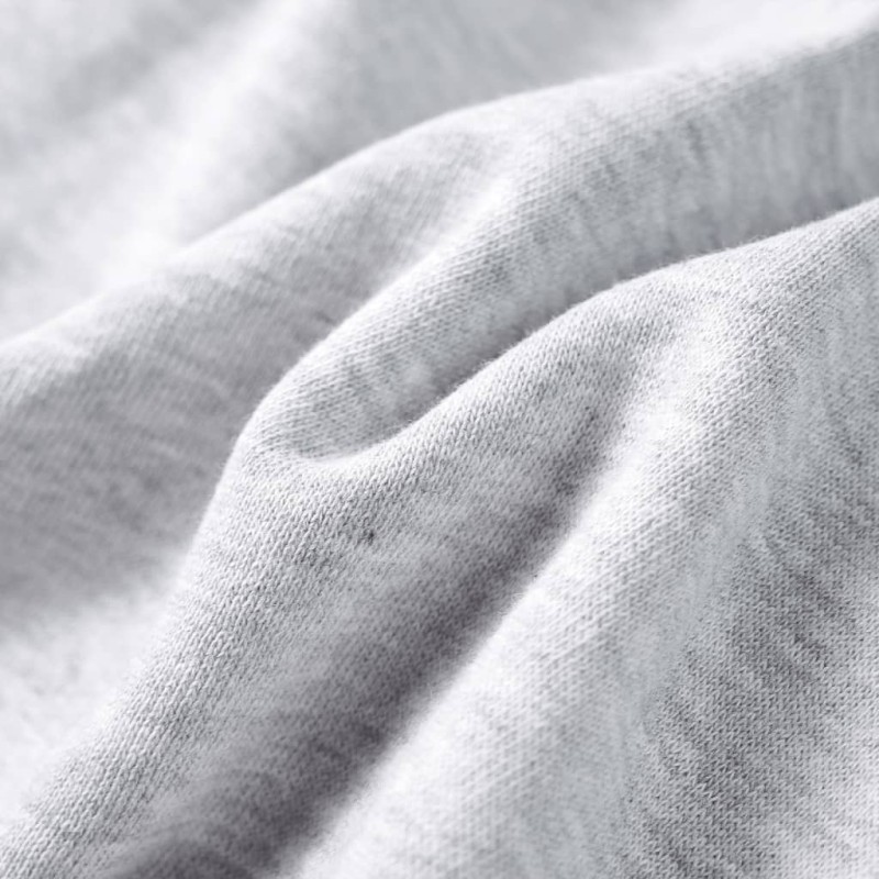 Szürke melange és narancs kapucnis gyerekpulóver 92