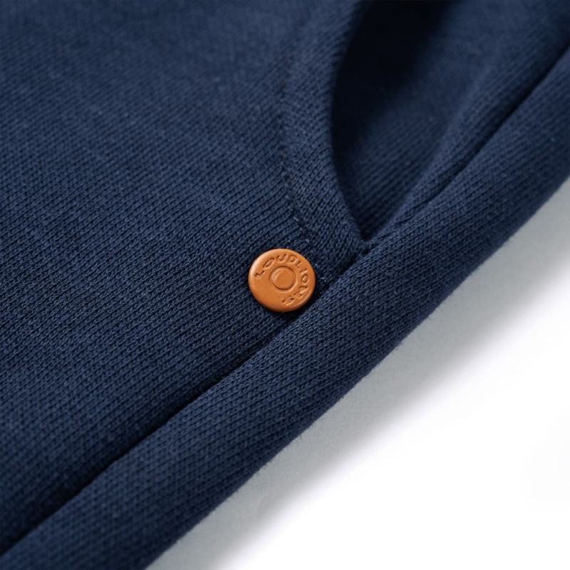 Tengerészkék melange gyerek melegítőnadrág 92