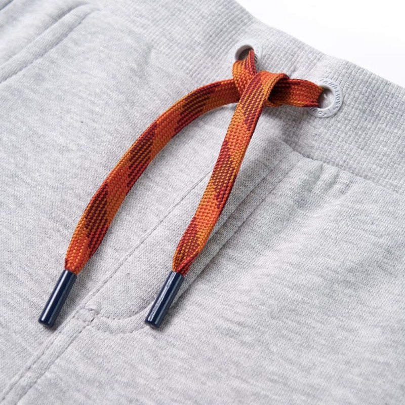 Szürke melange gyerek melegítőnadrág 116