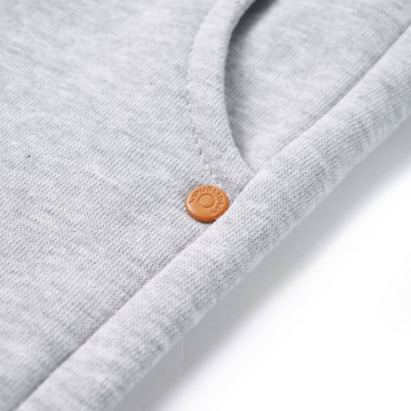 Szürke melange gyerek melegítőnadrág 140