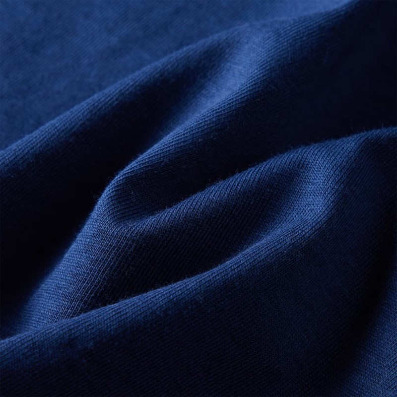 Tengerészkék hosszú ujjú gyerekpóló 128