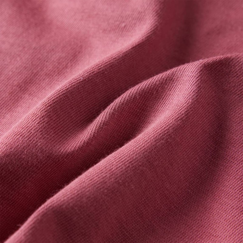 Sötét piros hosszú ujjú gyerekpóló 140